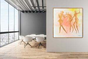 Shake off / 120 x 140 cm