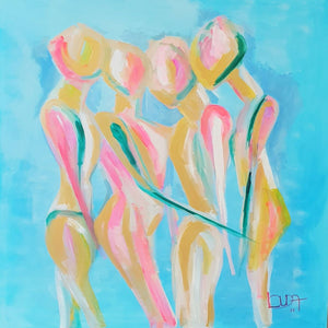 Four is a Crowd /100 X 140 cm