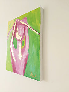 STRETCHED BOUNDARIES/ 55 X 46 x 4 cm