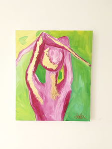 STRETCHED BOUNDARIES/ 55 X 46 x 4 cm
