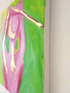 STRETCHED BOUNDARIES/ 55 X 46 x 4 cm