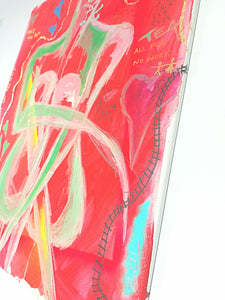 All fun no work/ 60 x 90 cm